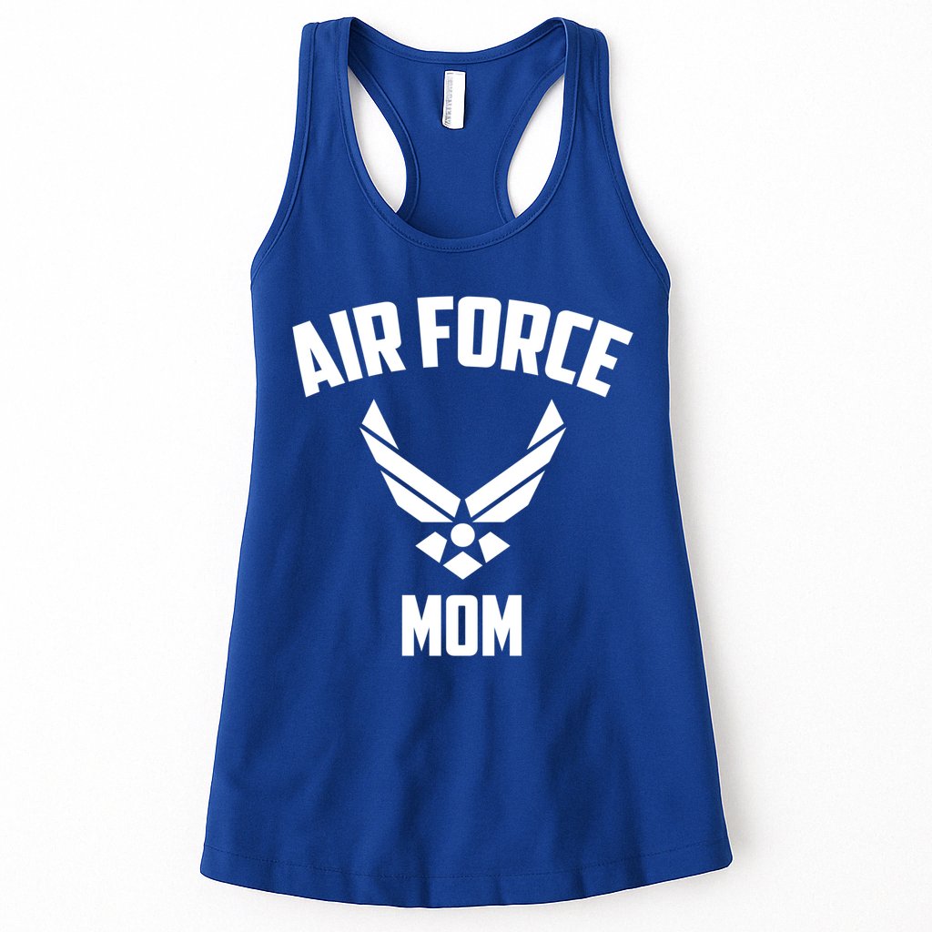 Cool Air Force Mom Gift Best Proud Military Veteran Women Funny Gift Womens Tank Top