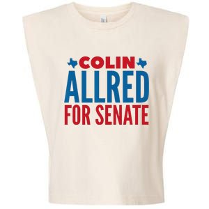 Colin Allred For Senate Garment-Dyed Women's Muscle Tee