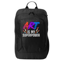 Cool Art For Men Women Art Teacher Artist Painter Superpower City Backpack