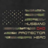 Camouflage American Flag Husband Dad Protector Hero Father Adult Drive Performance Visor