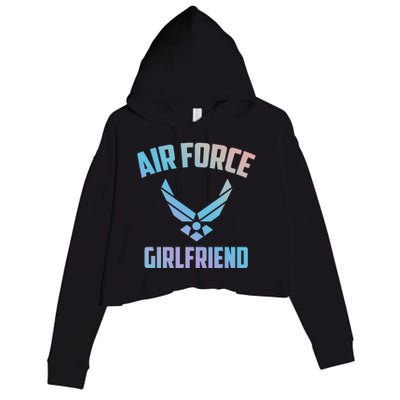 Cool Air Force Friend Gift Us National Guards Cute Gift Crop Fleece Hoodie