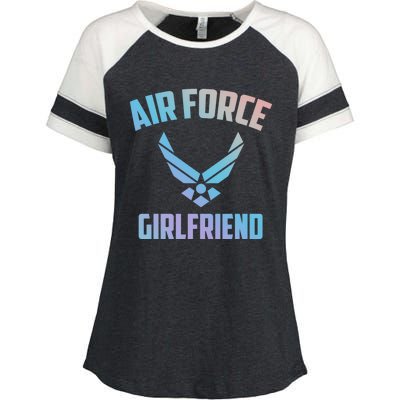 Cool Air Force Friend Gift Us National Guards Cute Gift Enza Ladies Jersey Colorblock Tee