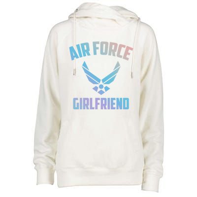 Cool Air Force Friend Gift Us National Guards Cute Gift Womens Funnel Neck Pullover Hood