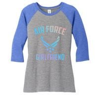 Cool Air Force Friend Gift Us National Guards Cute Gift Women's Tri-Blend 3/4-Sleeve Raglan Shirt