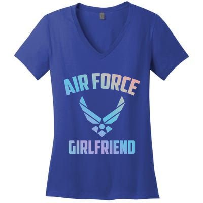 Cool Air Force Friend Gift Us National Guards Cute Gift Women's V-Neck T-Shirt