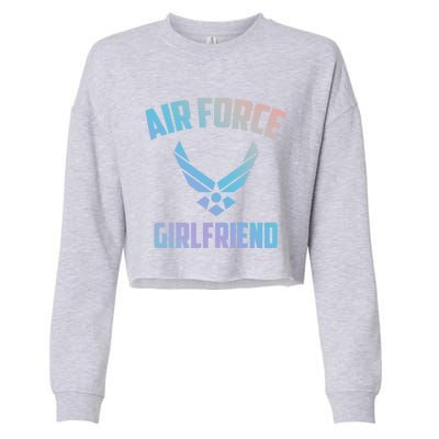 Cool Air Force Friend Gift Us National Guards Cute Gift Cropped Pullover Crew