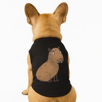 Cute And Funny Capybara Meme Doggie Tank