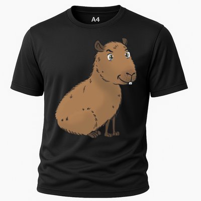Cute And Funny Capybara Meme Performance Shirt