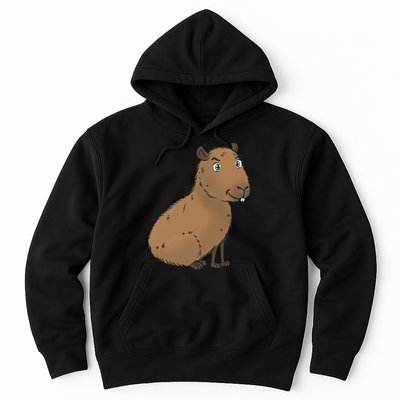 Cute And Funny Capybara Meme Hoodie