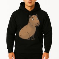 Cute And Funny Capybara Meme Hoodie
