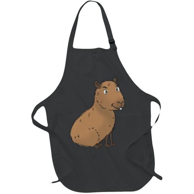 Cute And Funny Capybara Meme Apron
