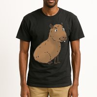 Cute And Funny Capybara Meme Tall T-Shirt