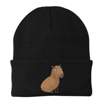 Cute And Funny Capybara Meme Beanie