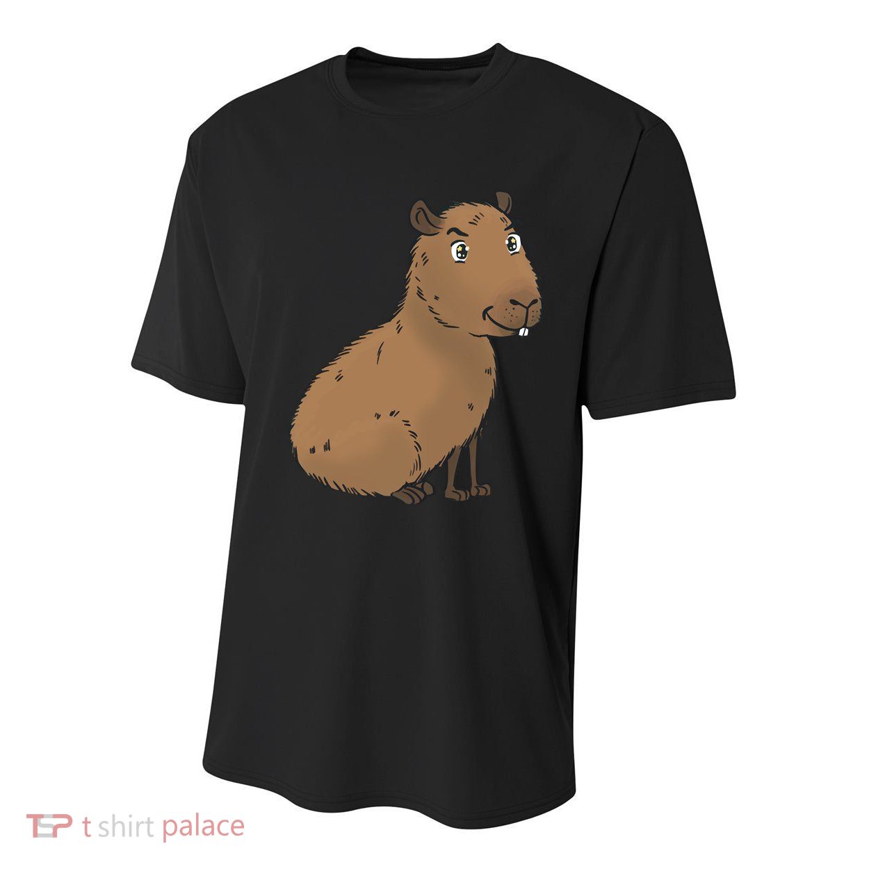 Cute And Funny Capybara Meme Youth Performance Sprint T-Shirt