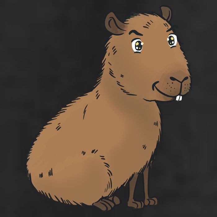 Cute And Funny Capybara Meme Trucker Hat