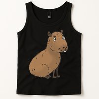 Cute And Funny Capybara Meme Tank Top