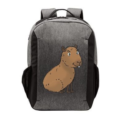 Cute And Funny Capybara Meme Vector Backpack