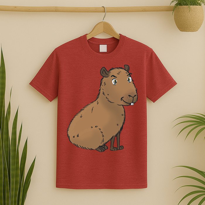 Cute And Funny Capybara Meme T-Shirt