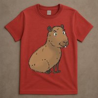 Cute And Funny Capybara Meme T-Shirt