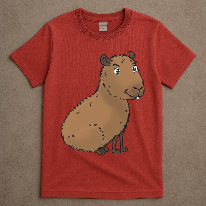 Cute And Funny Capybara Meme T-Shirt