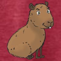 Cute And Funny Capybara Meme T-Shirt