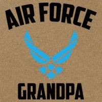 Cool Air Force Grandpa Gift Proud Us Military Veteran Gift Cotton Canvas Backpack