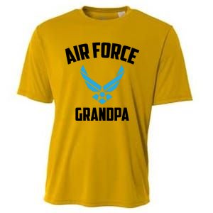 Cool Air Force Grandpa Gift Proud Us Military Veteran Gift Cooling Performance Crew T-Shirt