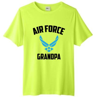 Cool Air Force Grandpa Gift Proud Us Military Veteran Gift Tall Fusion ChromaSoft Performance T-Shirt