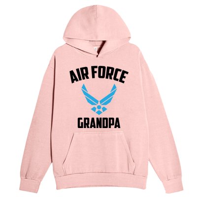 Cool Air Force Grandpa Gift Proud Us Military Veteran Gift Urban Pullover Hoodie