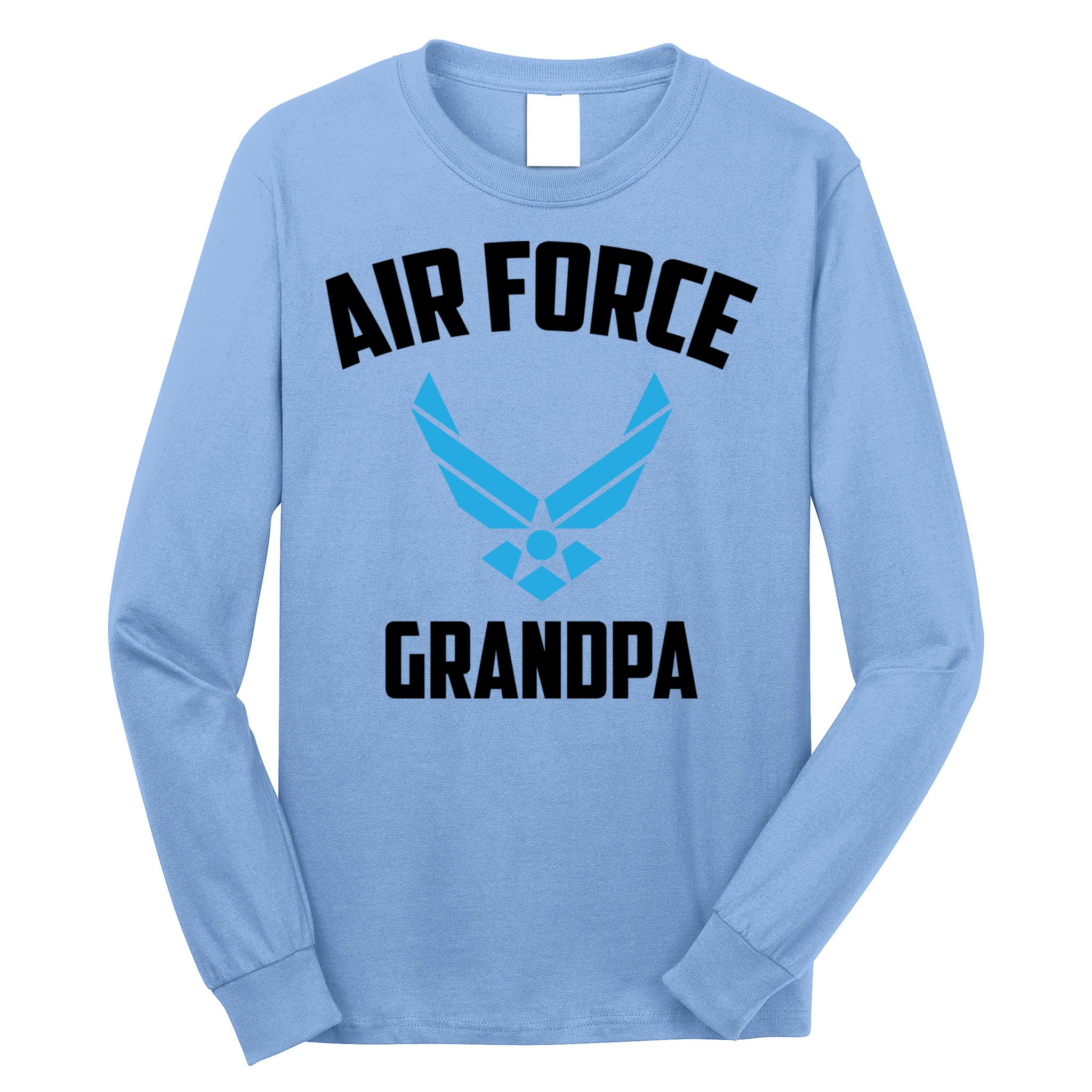 Cool Air Force Grandpa Gift Proud Us Military Veteran Gift Long Sleeve Shirt