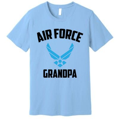 Cool Air Force Grandpa Gift Proud Us Military Veteran Gift Premium T-Shirt