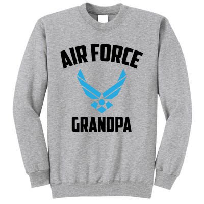 Cool Air Force Grandpa Gift Proud Us Military Veteran Gift Tall Sweatshirt