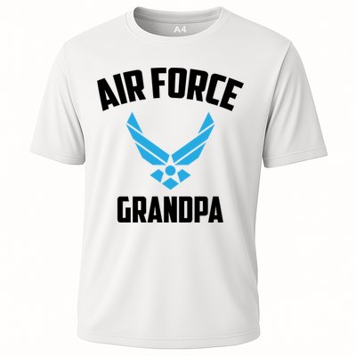 Cool Air Force Grandpa Gift Proud Us Military Veteran Gift Cooling Performance Crew T-Shirt
