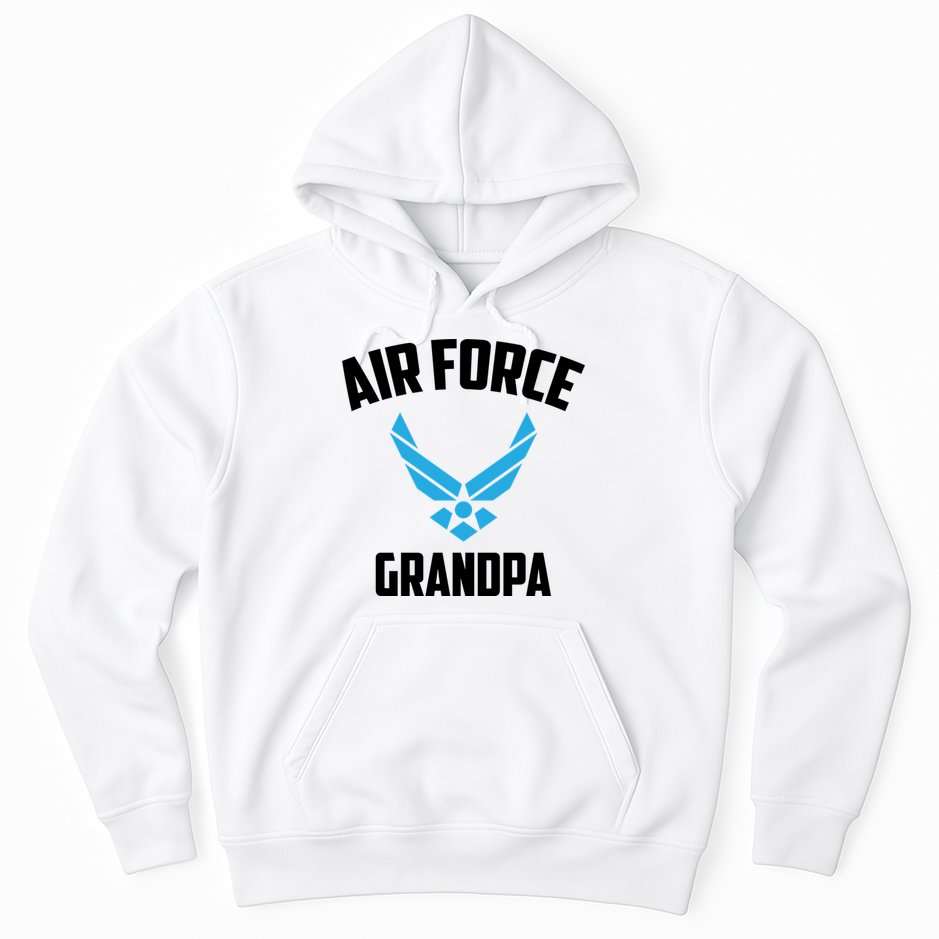 Cool Air Force Grandpa Gift Proud Us Military Veteran Gift Hoodie
