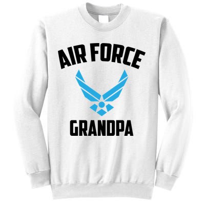 Cool Air Force Grandpa Gift Proud Us Military Veteran Gift Sweatshirt