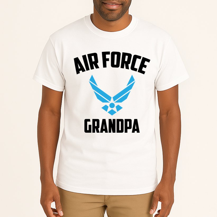 Cool Air Force Grandpa Gift Proud Us Military Veteran Gift Tall T-Shirt