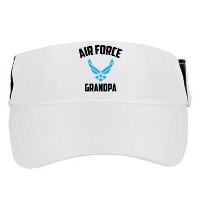Cool Air Force Grandpa Gift Proud Us Military Veteran Gift Adult Drive Performance Visor