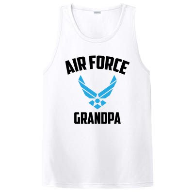 Cool Air Force Grandpa Gift Proud Us Military Veteran Gift PosiCharge Competitor Tank