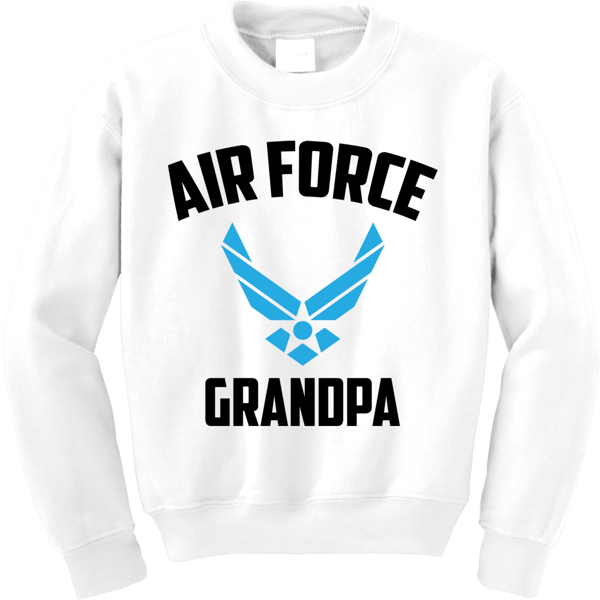 Cool Air Force Grandpa Gift Proud Us Military Veteran Gift Kids Sweatshirt