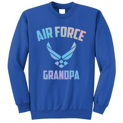 Cool Air Force Grandpa Gift Proud Us Military Veteran Gift Sweatshirt