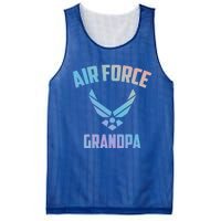 Cool Air Force Grandpa Gift Proud Us Military Veteran Gift Mesh Reversible Basketball Jersey Tank