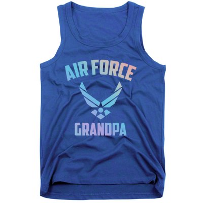 Cool Air Force Grandpa Gift Proud Us Military Veteran Gift Tank Top