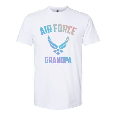 Cool Air Force Grandpa Gift Proud Us Military Veteran Gift Softstyle® CVC T-Shirt