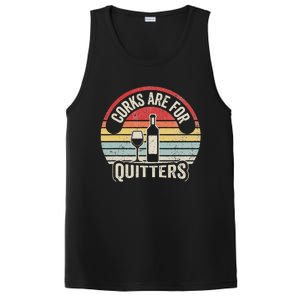 Corks Are For Quitters Wine Lover PosiCharge Competitor Tank