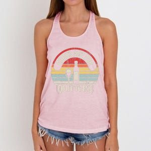 Corks Are For Quitters Wine Lover Women's Knotted Racerback Tank