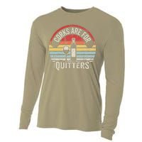 Corks Are For Quitters Wine Lover Cooling Performance Long Sleeve Crew