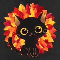 Cute Autumn Fall Black Cat Cool Comfort Performance Bucket Hat