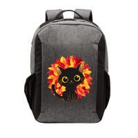 Cute Autumn Fall Black Cat Vector Backpack