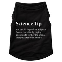Crocodile Alligator Funny Science Tip Doggie Tank