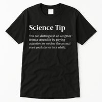Crocodile Alligator Funny Science Tip Tall T-Shirt